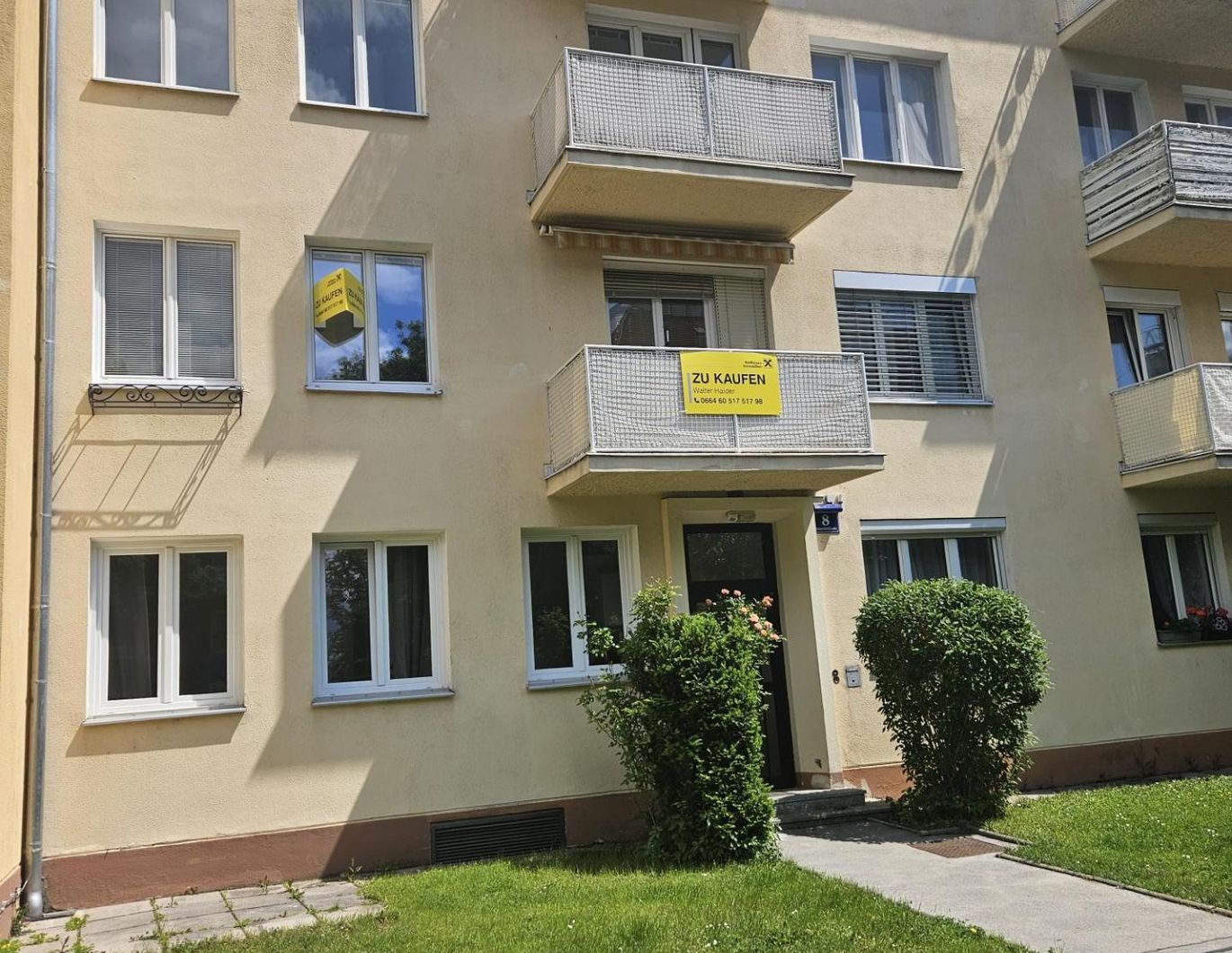 Beste Lage (Ruhelage - Sackgasse) Sanierungsb. Wohnung im 1.Lifstock!
