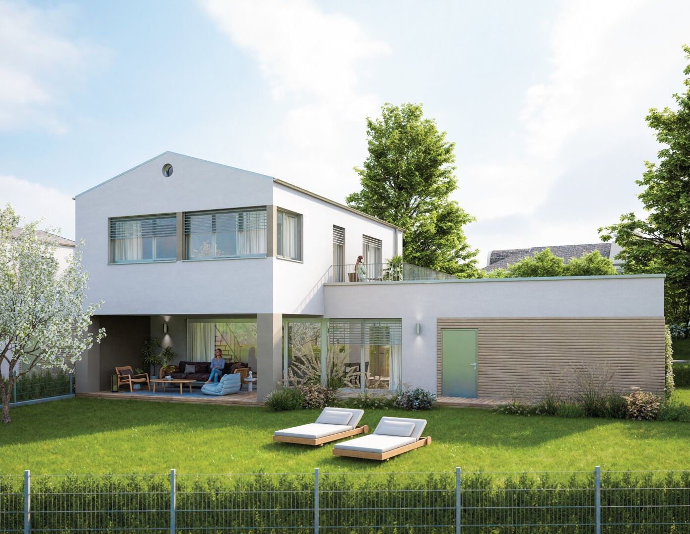 Kaiserallee Grafenstein - Einfamilienhaus schlüsselfertig inkl. Carport (gekoppelt)