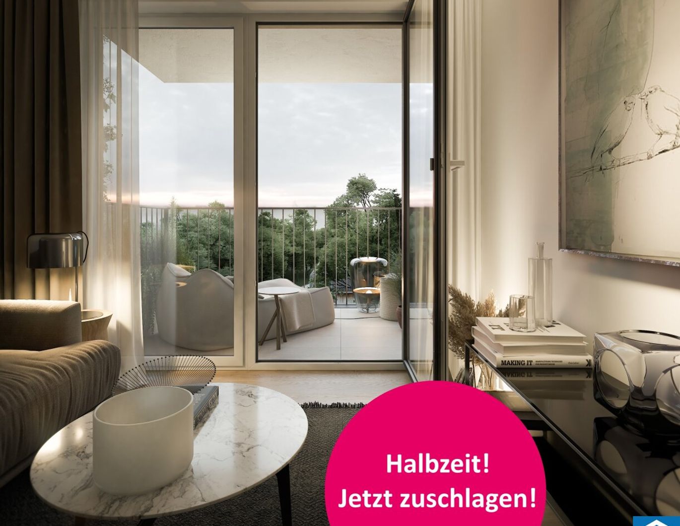 Einzigartiger Ausblick auf den Prater - Leben im 