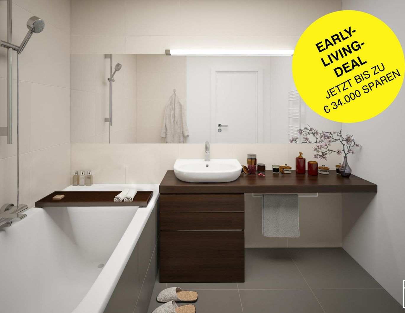 Neuer Preis - Exklusive 4-Zimmer Gartenwohnung mit sonniger Terrasse - Platz für die ganze Familie