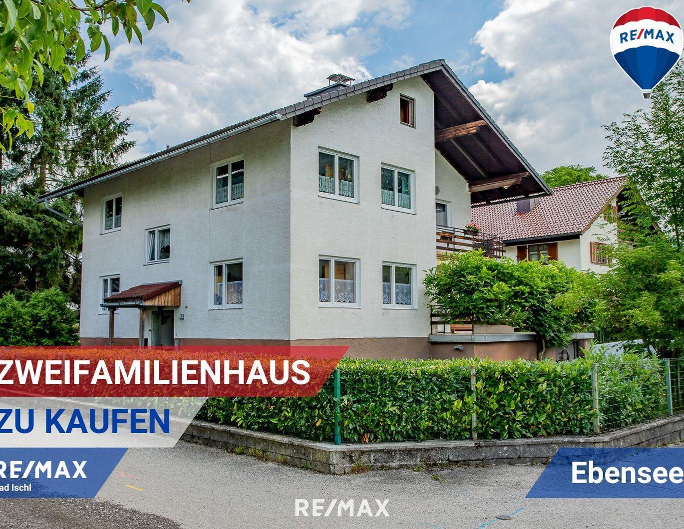 Wohnen am Traunsee! Parifiziertes Zweifamilienhaus mit großem Garten, KFZ-Stellplätzen, Carport und Garage
