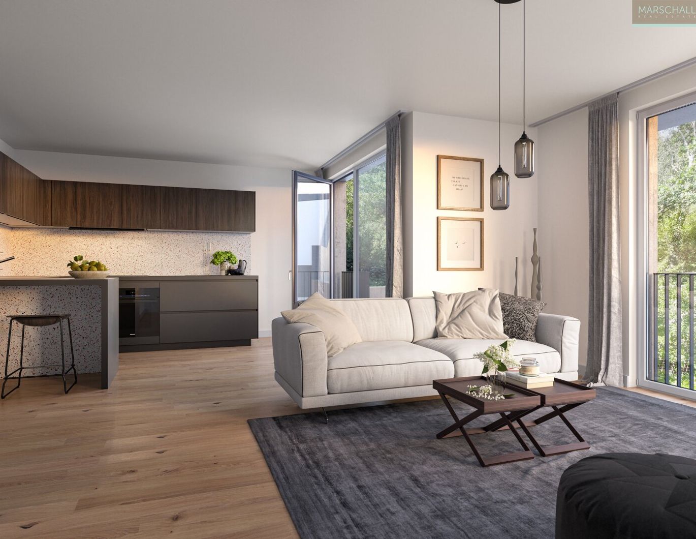 ERSTBEZUG - Moderne 2-Zimmer-Wohnung mit Balkon in Döbling
