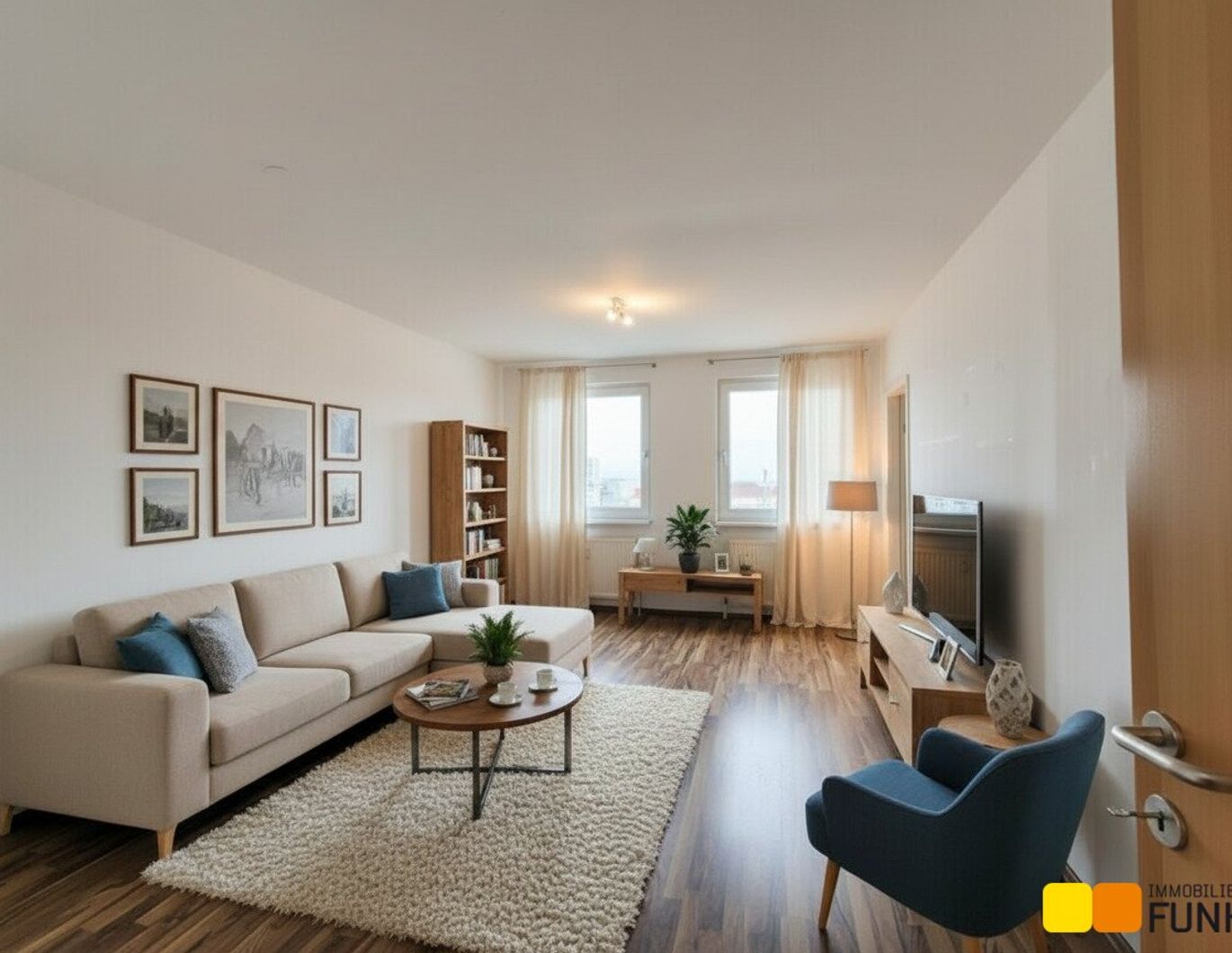 Charmante 1,5-Zimmerwohnung mit Fernblick