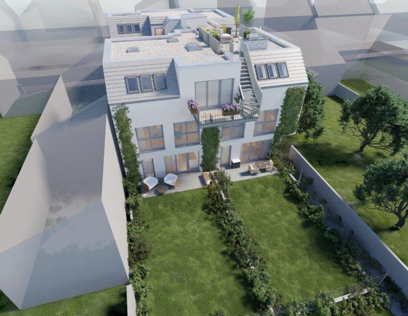 Exklusiver Neubau- lichtdurchflutete 4 Zimmer Dachterrassen Wohnung - 2 Terrassen - PROVISIONSFREI!