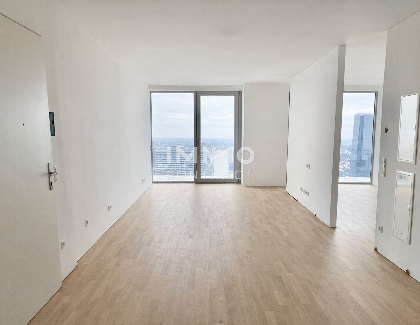 Panorama-Studio mit Ausrichtung zum Vienna International Center - DC Tower 2