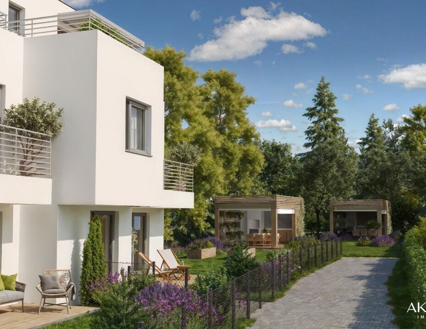 Maurer Hauptplatz I Neubauprojekt I Reihenhaus