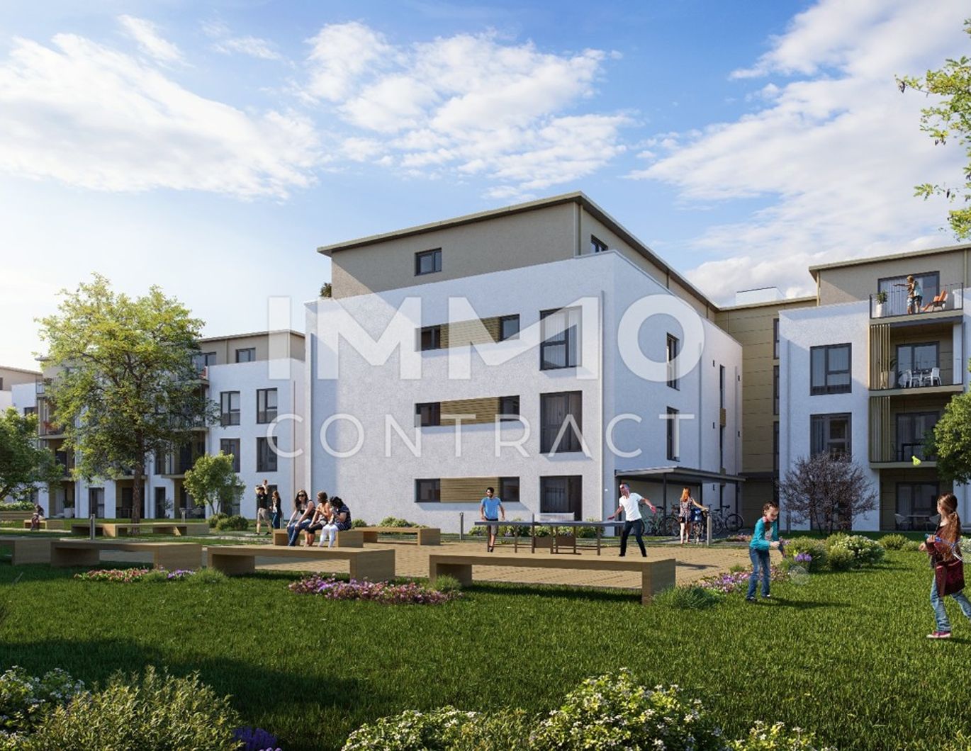 ZUR MIETE -1-2 Zi-Wohnungen - Garten -Balkon -Terrasse -ERSTBEZUG in ökologischer Bauweise mit Stellplatz