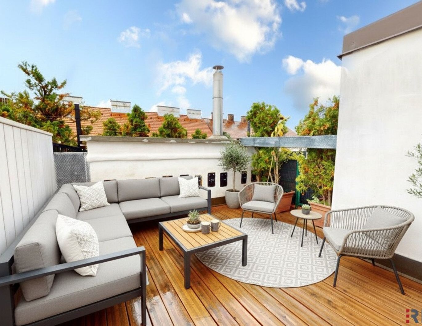 HELLE DACHTERRASSENWOHNUNG in der Odoakergasse