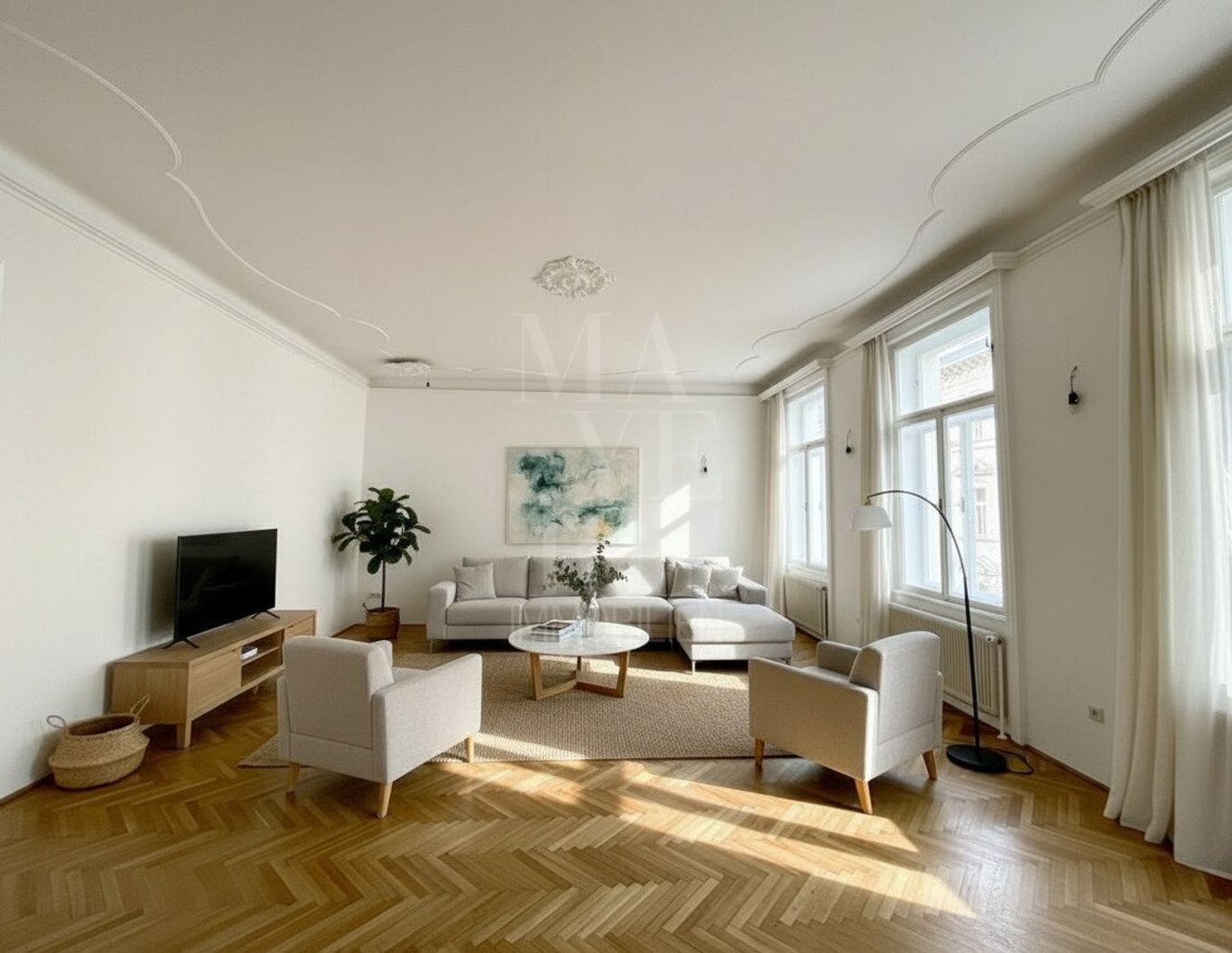 Hochwertig sanierte (klimatisierte!) Altbauwohnung