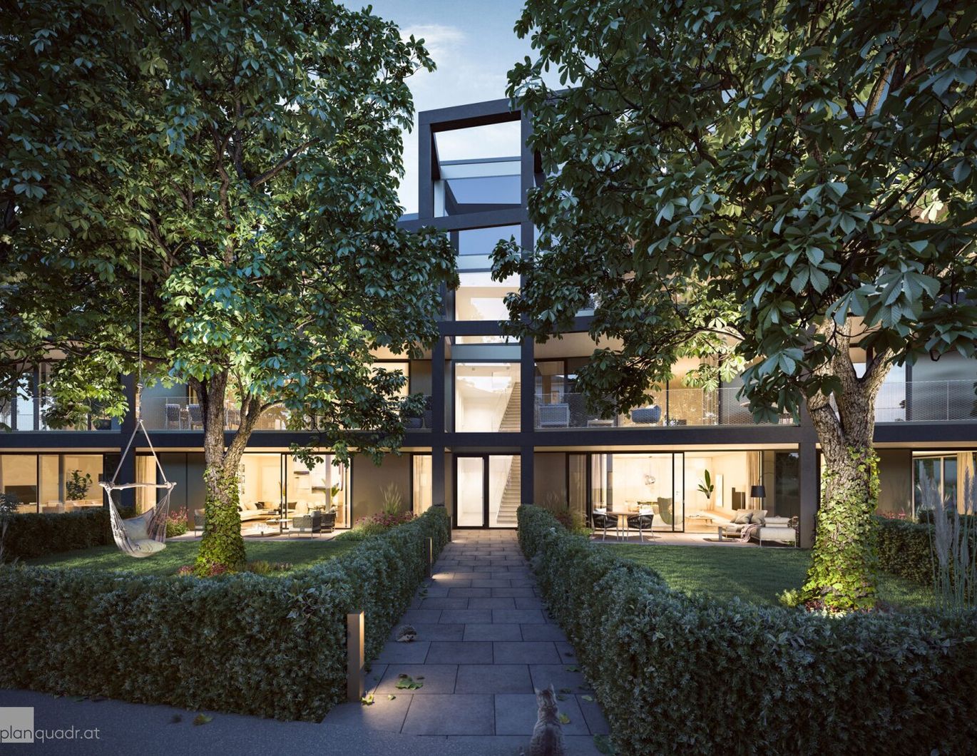 Erstbezug/Maxglan-Riedenburg: 2-Zimmer Wohnung mit idyllischer Terrasse