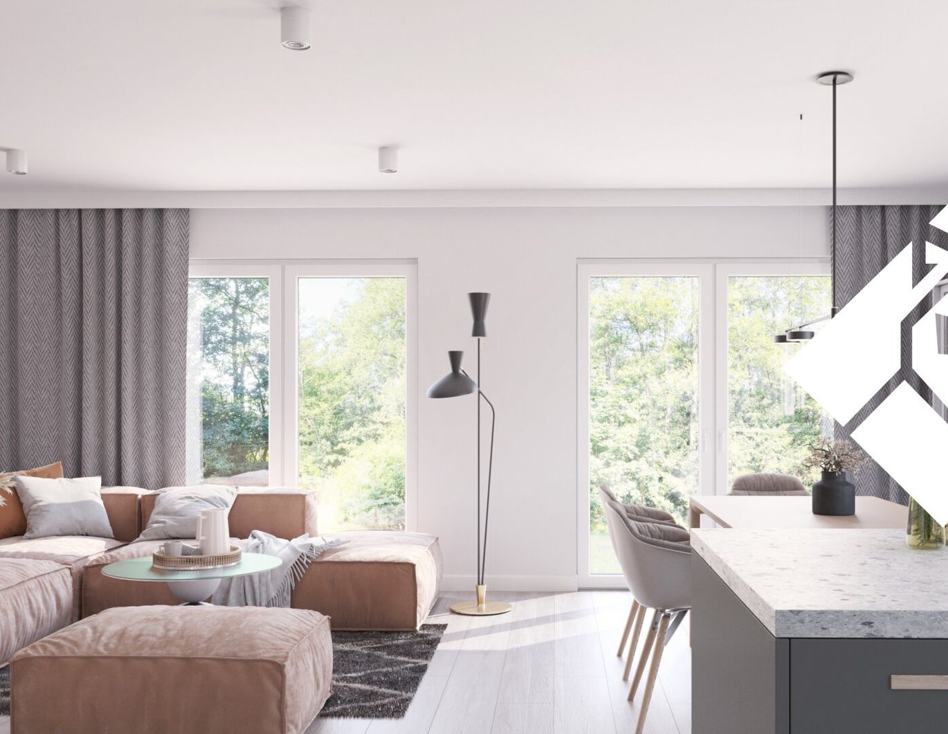 Familienwohnen in Stans - Moderne Reihenhäuser zwischen Natur und Stadt (Haus B)