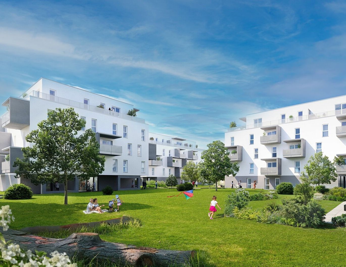 Lebenswert inmitten der Stadt: Familienwohnung mit Balkon im Graumann-Park