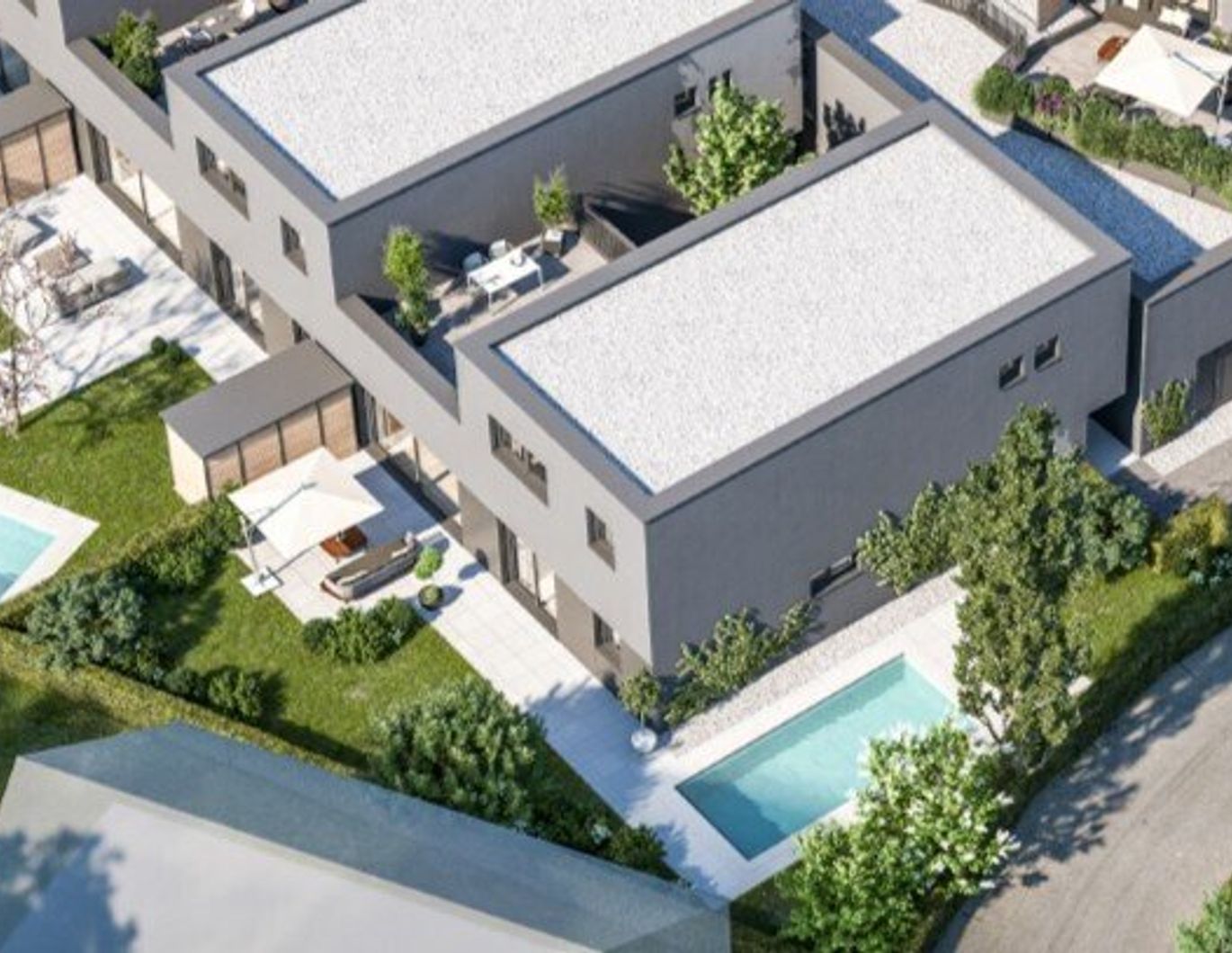 5 Zi Wohnung im Townhousestil - Garten, Pool & Terrassen - Provisionsfrei für den Käufer