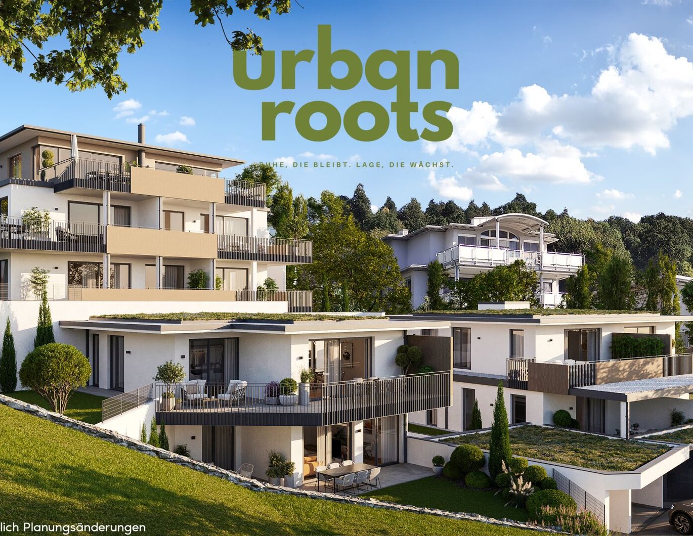 URBAN ROOTS am Kreuzbergl - Luxusdomizil: 5-Zimmer-Gartenwohnung mit Masterbedroom und zwei weiteren Bädern - mit eindrucksvoller Fernsicht!