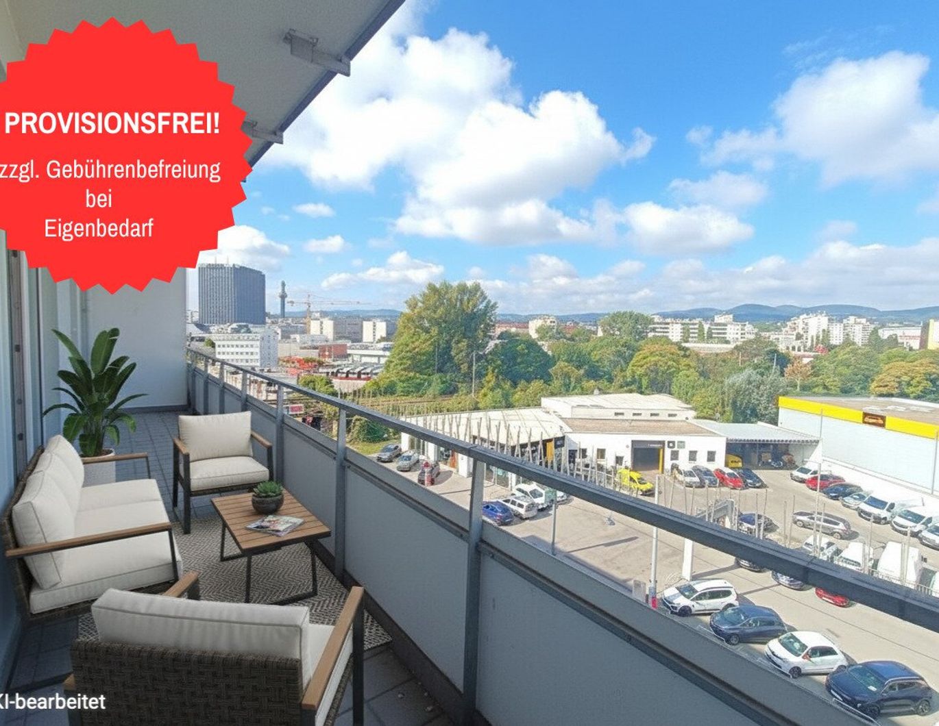 PROVISIONSFREI: Helle Wohlfühloase mit Loggia & Weitblick - nahe U6