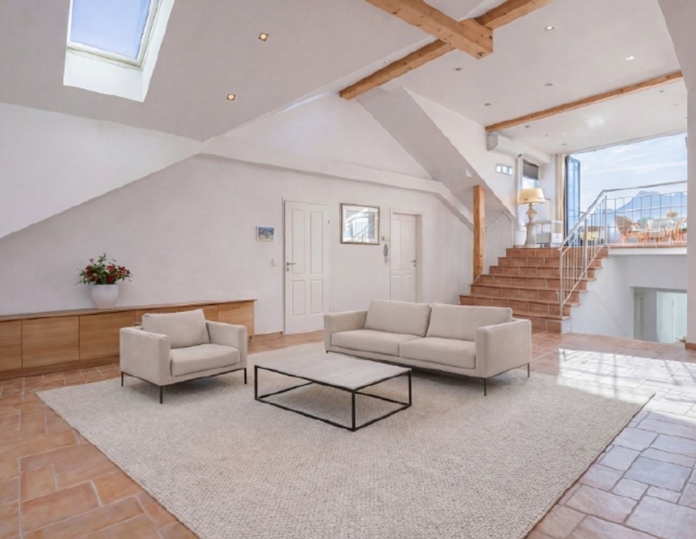 Dachetage Terrassen-Glamour