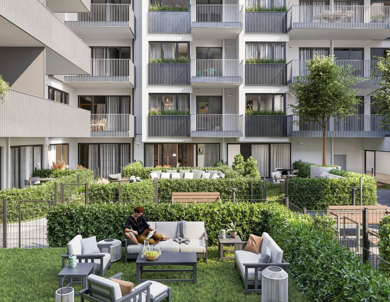 THE ARIK - 4 Zimmer, Gartenidylle in Innenhofruhelage