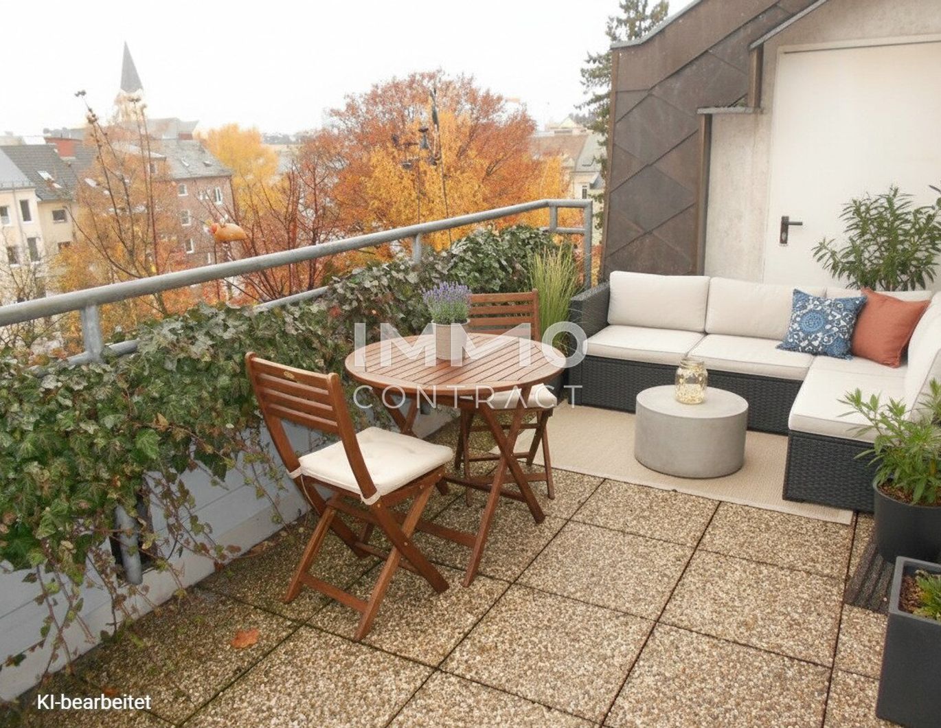 **Ab sofort** Sonnige 3-Zimmer Wohnung mit Dachterrasse in der Volksfeststrasse 34 - Top 13