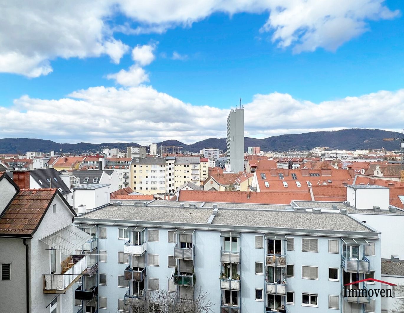 1 Zimmer Wohnung mit Ausblick!