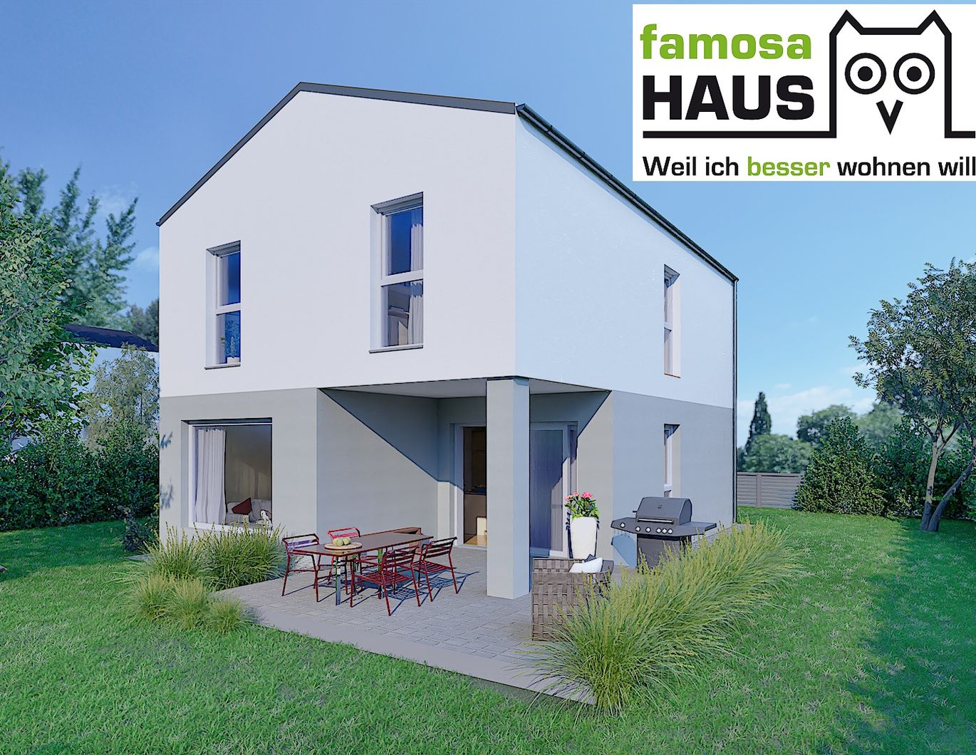 Nachhaltige Ziegelmassivbauweise: Einzelhaus mit 173m² Nutzfläche, 28m² Terrasse und Eigengrund
