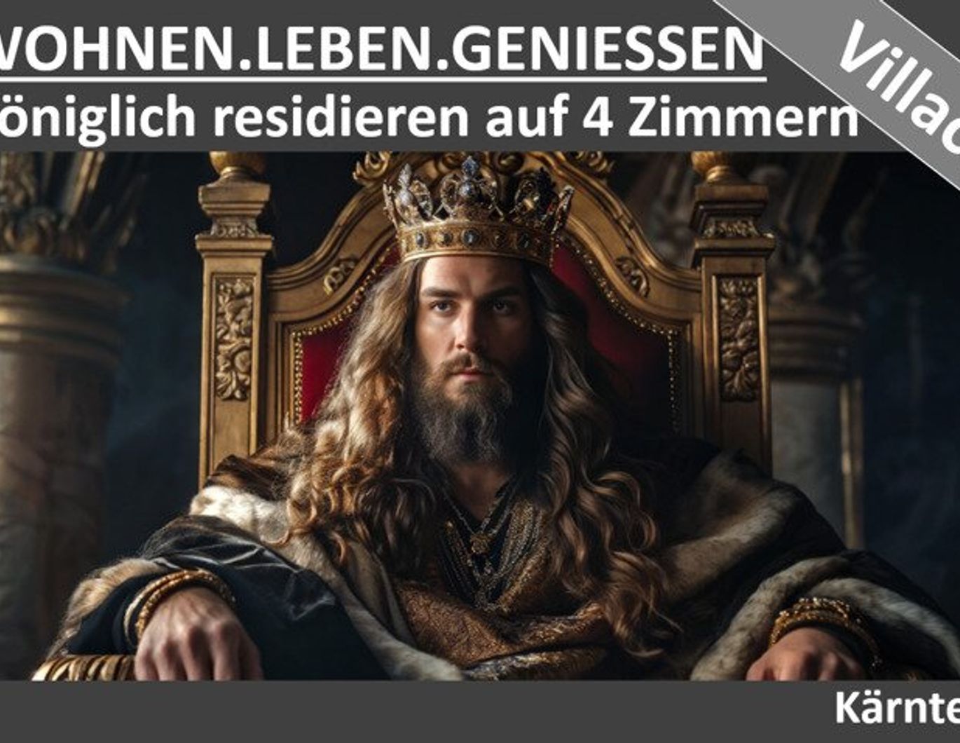 KÖNIGLICH RESIDIEREN AUF 4 ZIMMERN