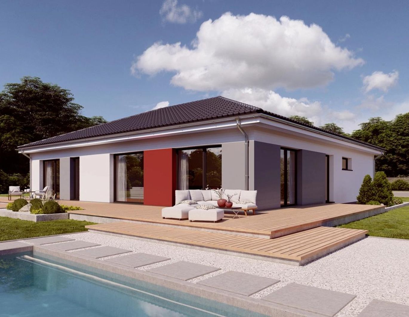 Zwei Wohnungen ein Haus, gemeinsam wohnen und doch getrennt leben. Perfekt geplant mit DANWOOD (Provisionsfrei)