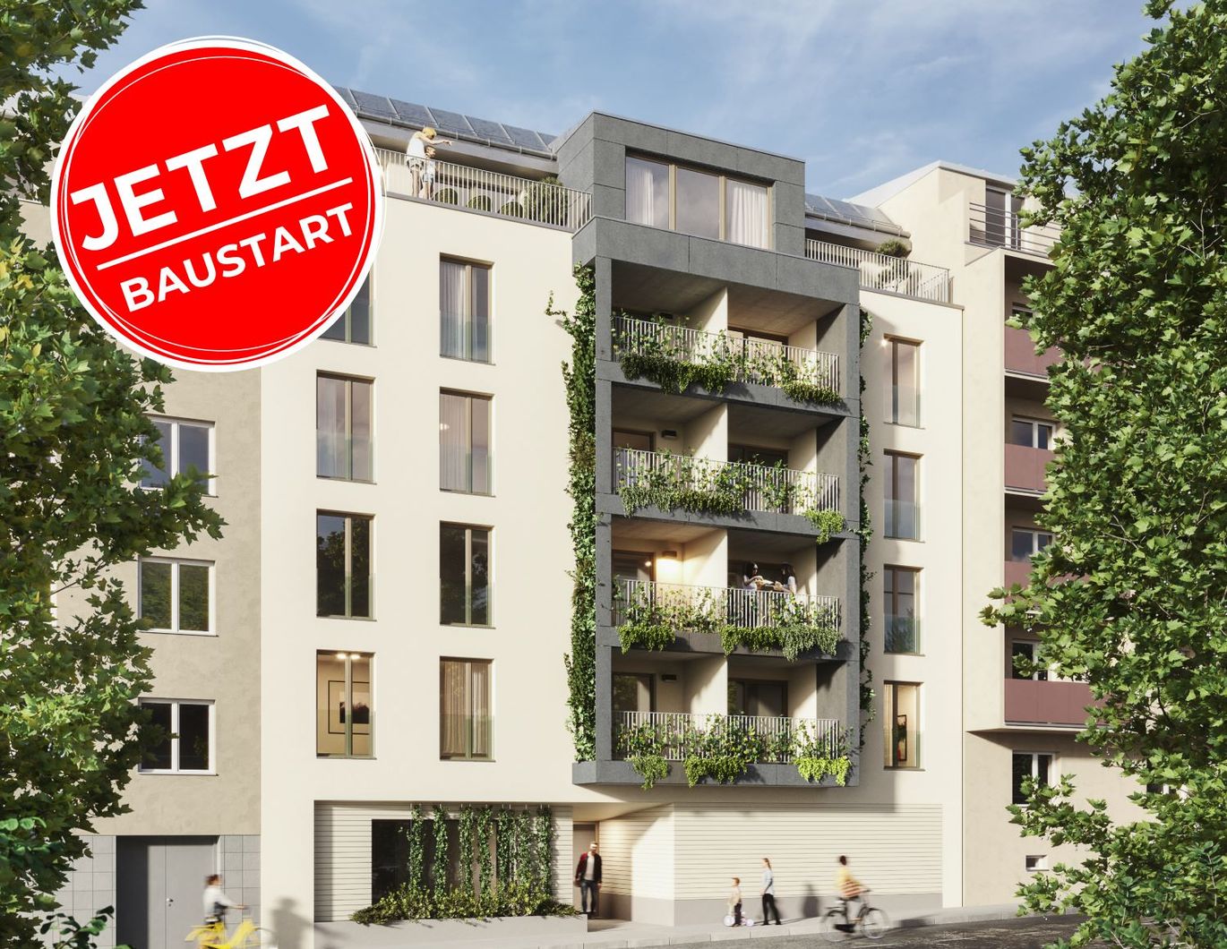 NEU! Parkside Green Residences | 3-Zimmer Wohnung mit Loggia und direktem Blick in den Park