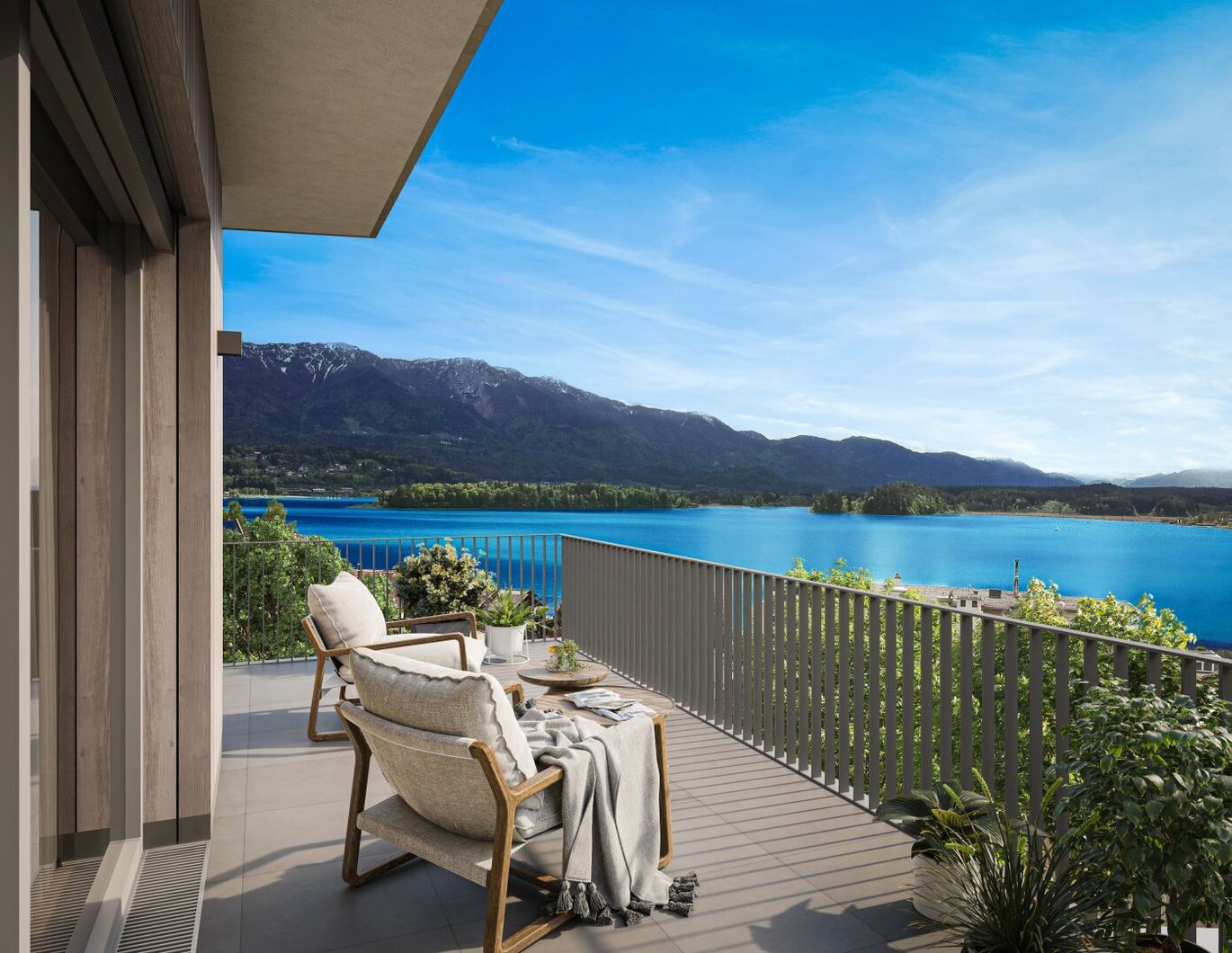 Traumhafte Erstbezugswohnung in Egg am Faaker See mit Balkon & Seeblick