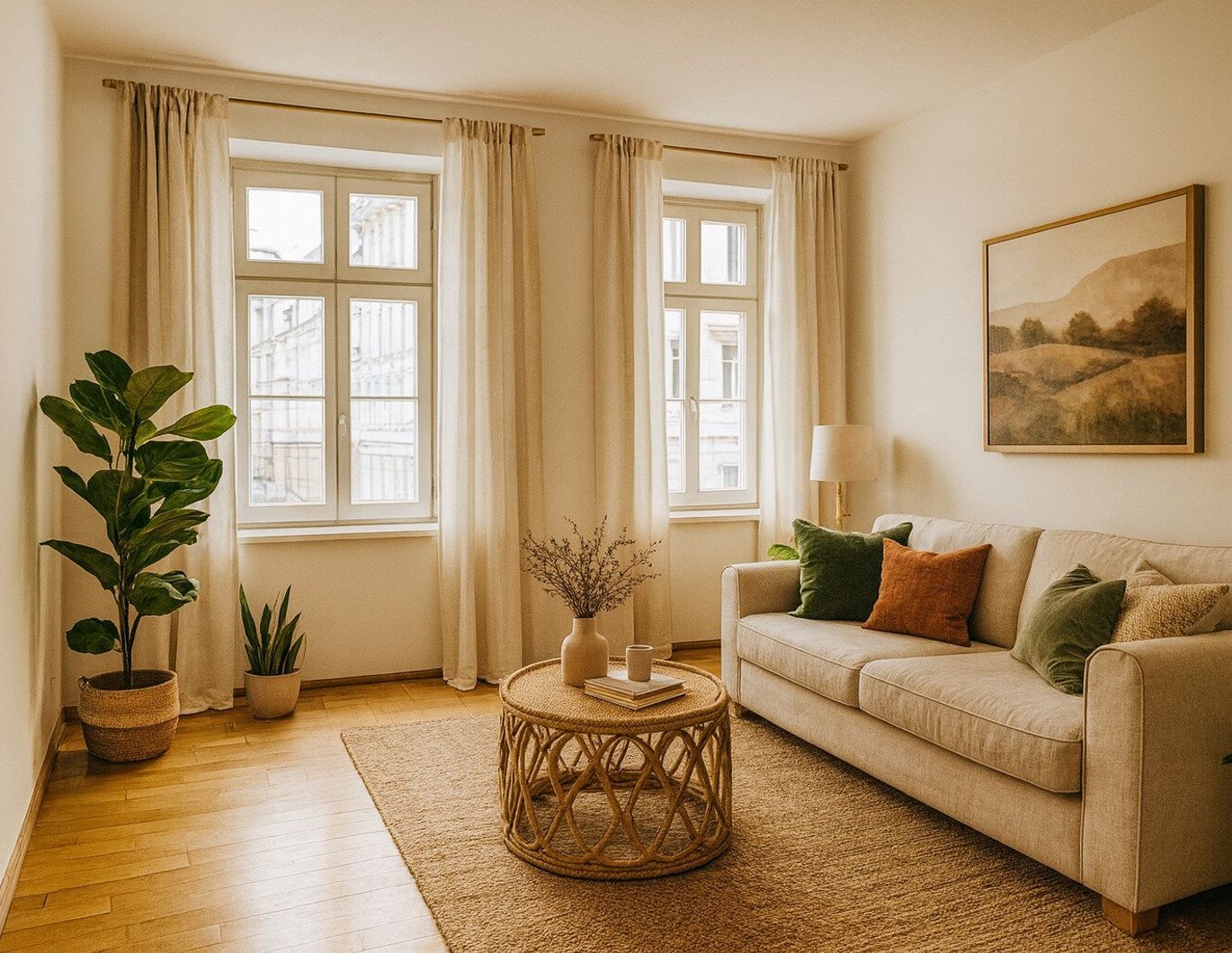 stilvolle 2 Zimmer Wohnung in 1120 Wien in ruhiger Lage