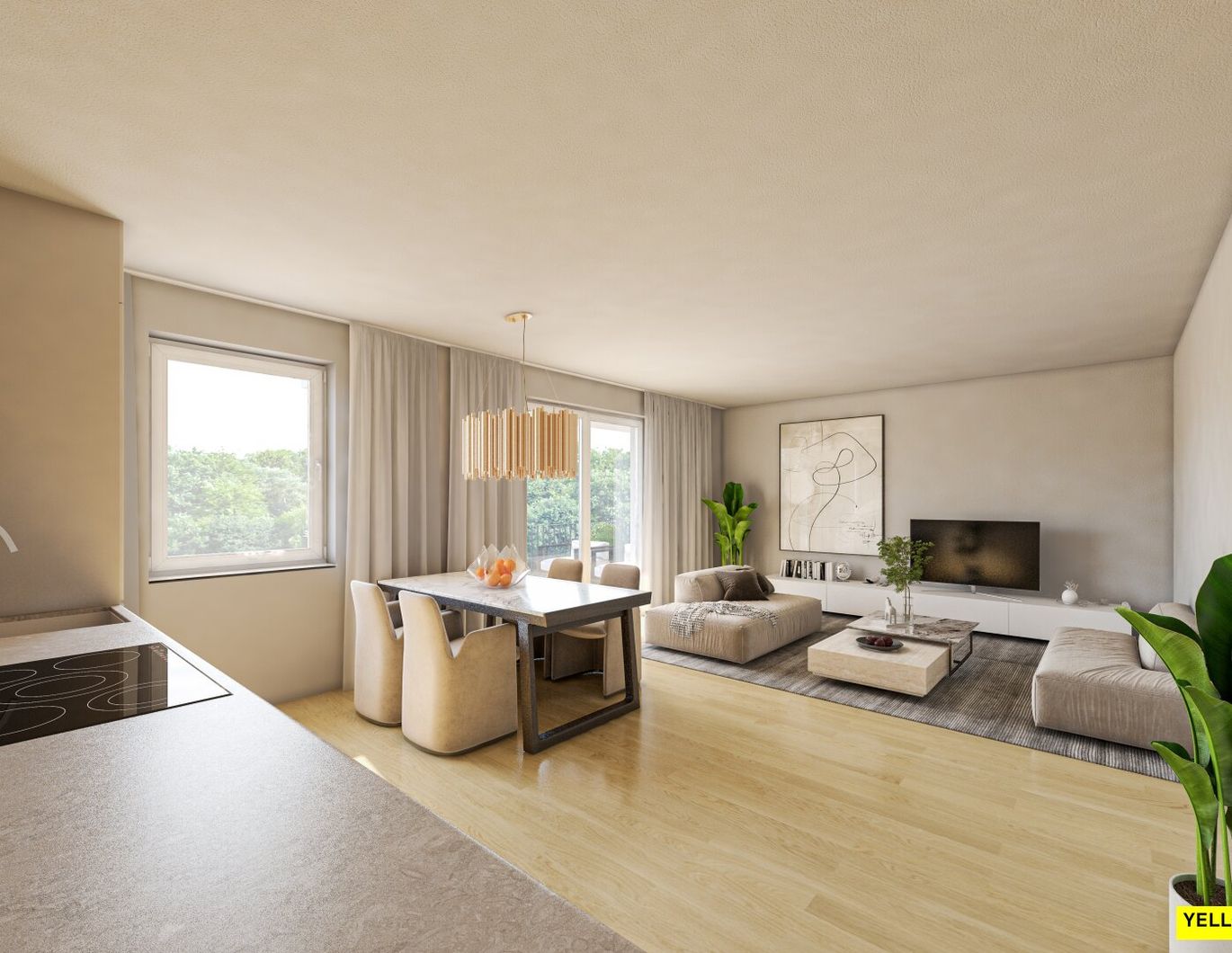 Zweifamilienvilla | 2 Terrassen I 2 Balkone I Südausrichtung I 4 Zimmer | Garten 115,74 m² Garten