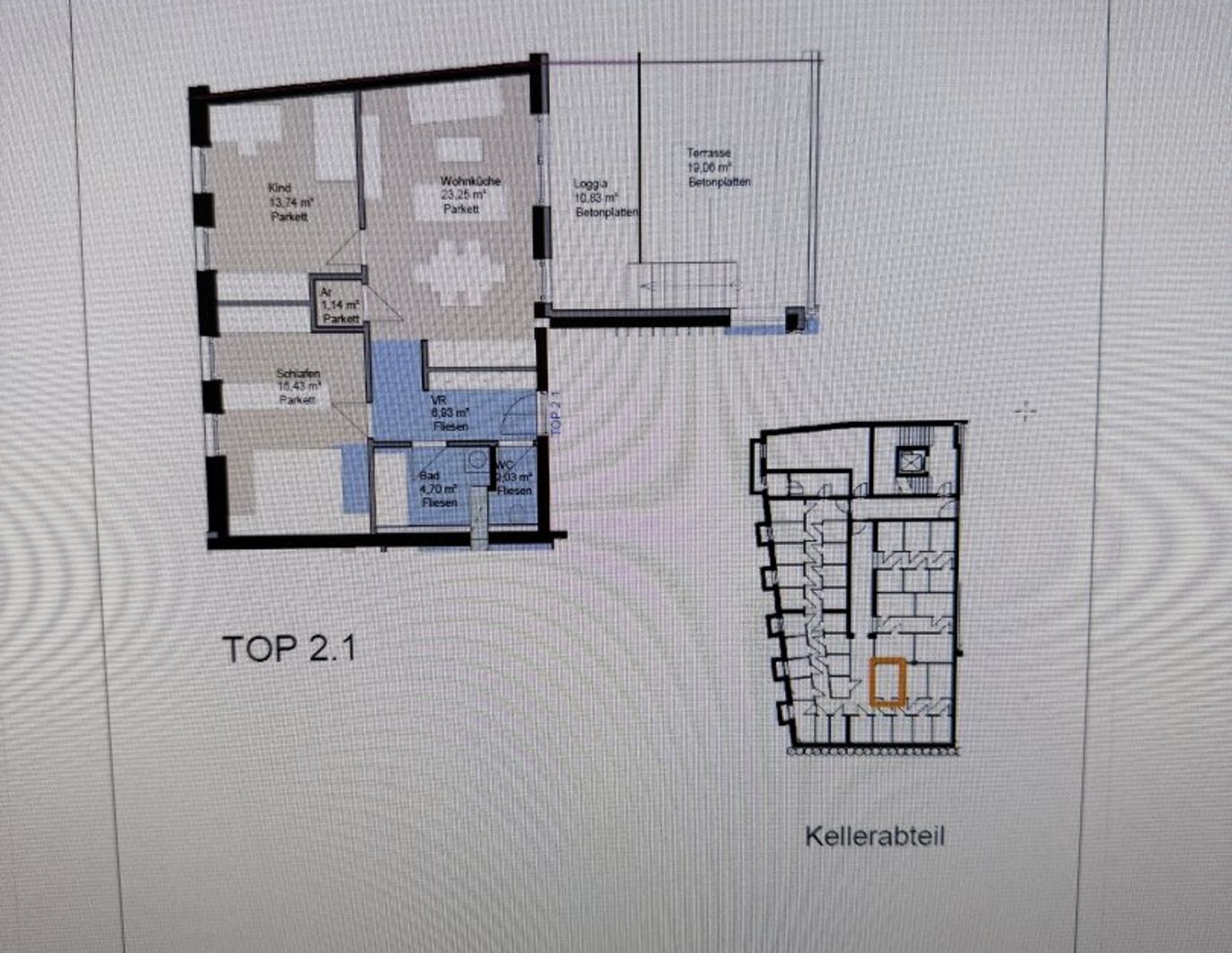 Komplett möblierte und fix und fertig ausgestattete 3 Zimmer Wohnung mit Terrasse und TG im Zentrum