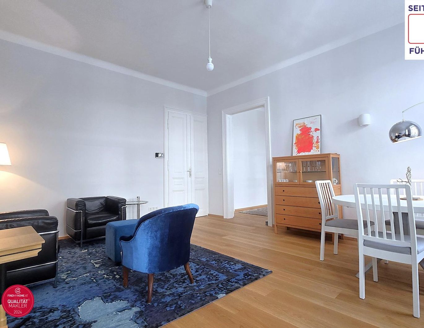 Top-sanierte, helle 2-Zimmer-Altbauwohnung im Herzen des 8. Bezirks