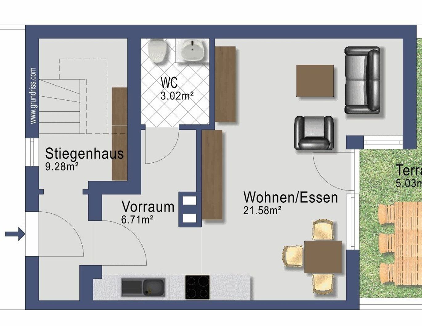 Zweizimmer Maisonette mit Balkon - ab 01.03.26 Franking - Heizung inklusive