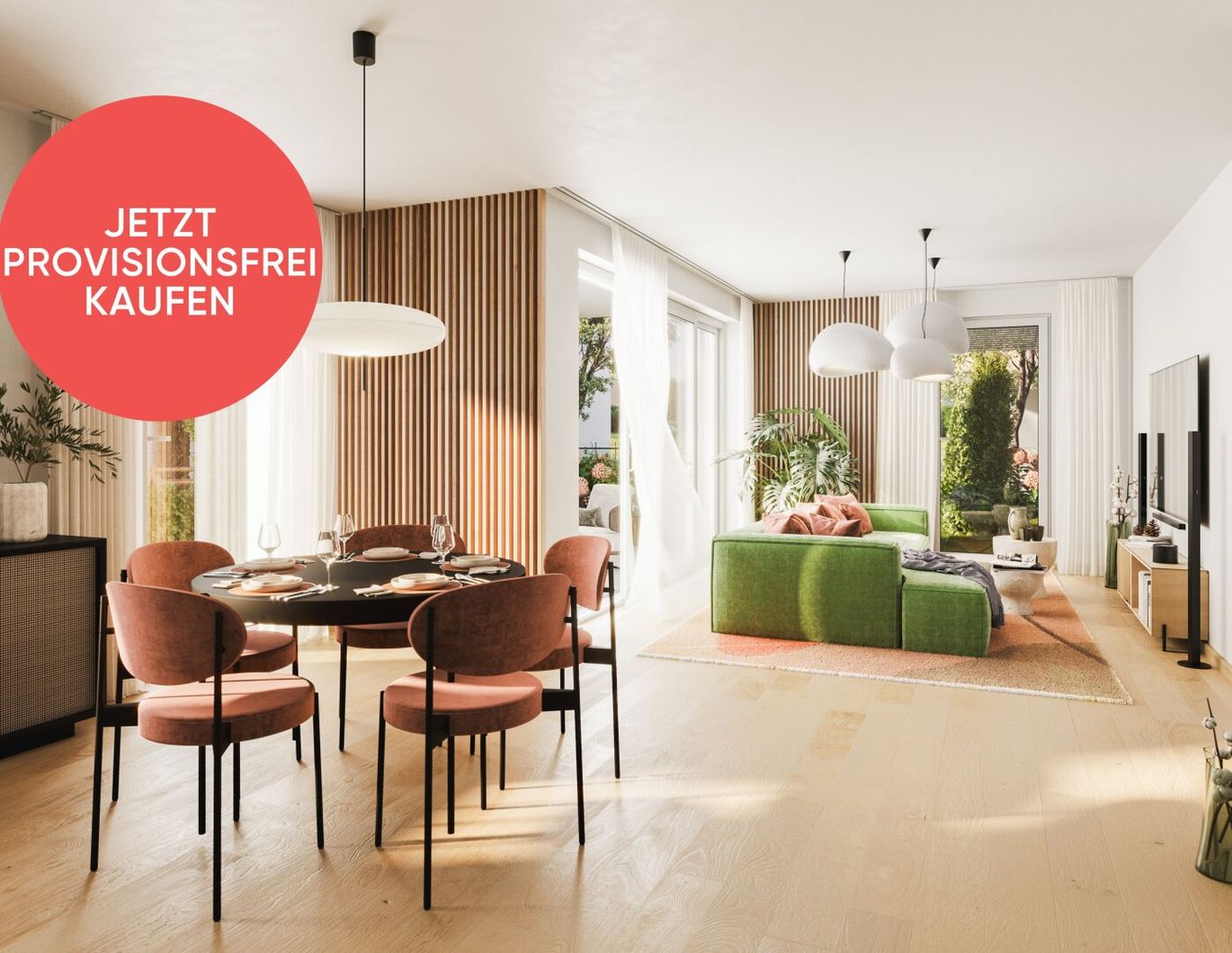 PROVISIONSFREI! 3-Zimmer-Wohlfühlwohnung mit Garten | Süd-West-Ausrichtung