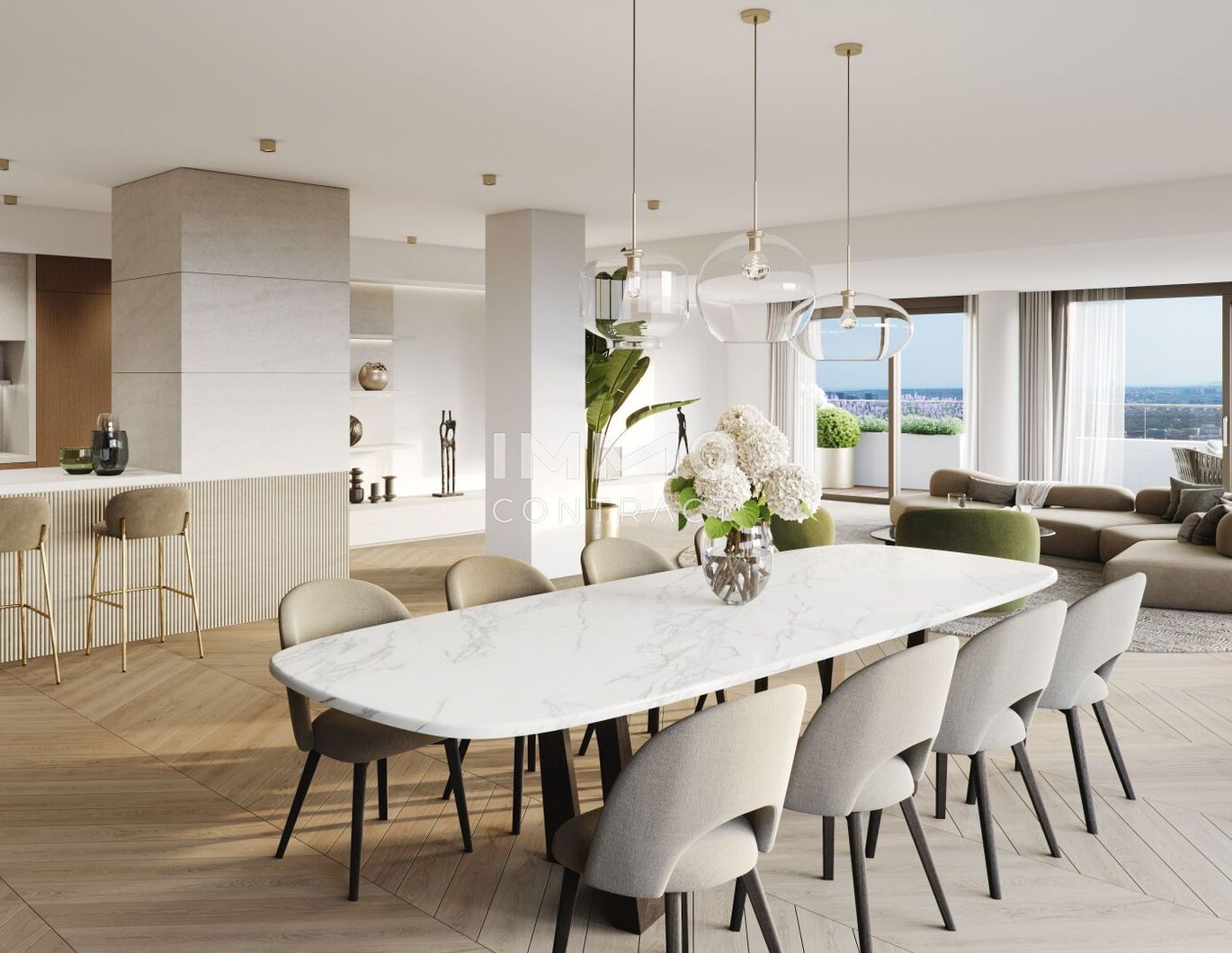 NEW: Penthouse mit Rundumblick im höchsten Wohngebäude Österreichs mit Doorman, Spa-Bereich, Pool ..