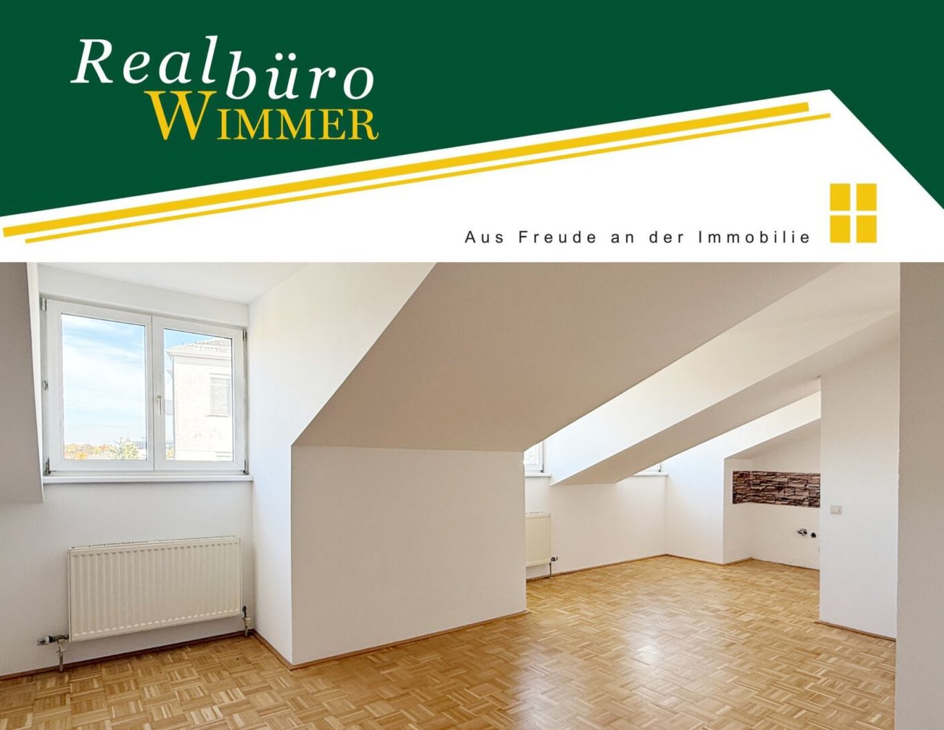 Sehr helle und gepflegte 2-Zimmer-Dachgeschosswohnung - Nähe Krankenhaus