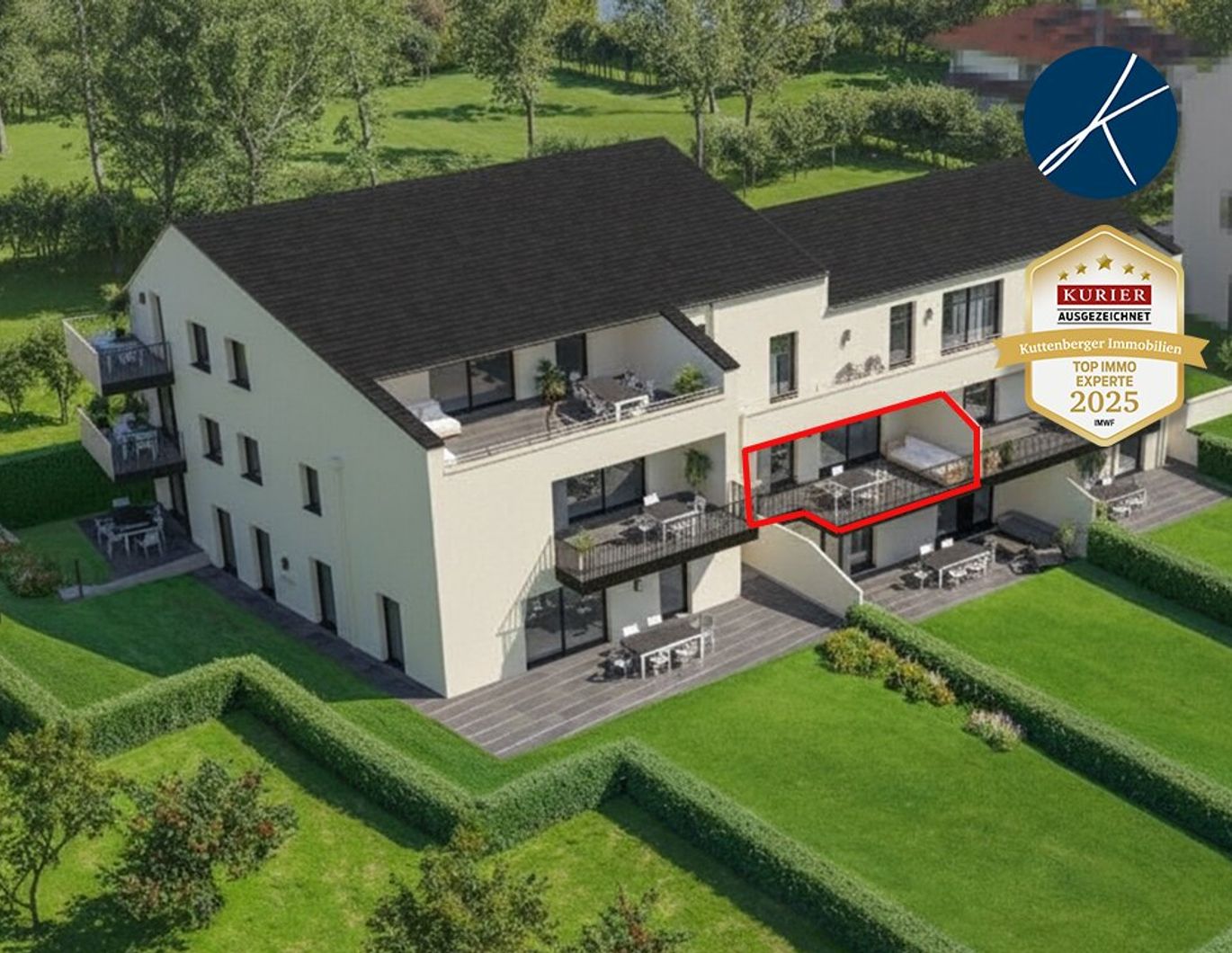 2-Zimmer Wohnung mit 25m² Balkon (Top 6) - Neubauprojekt am Kremser Steindl