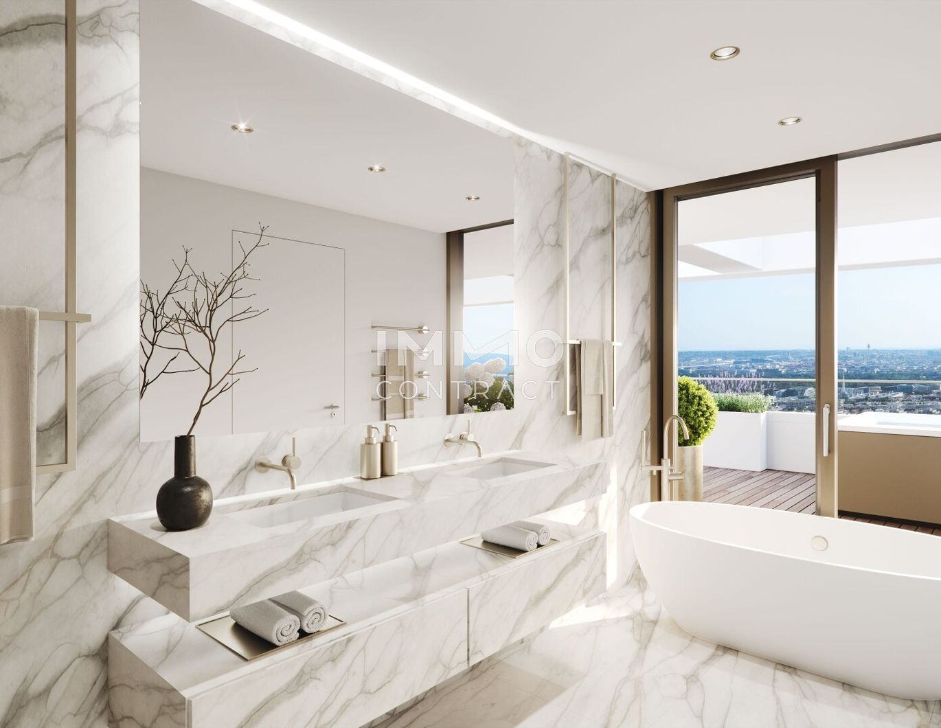 DANUBEFLATS: Penthouse im höchsten Wohnturm Österreichs mit Ausblick wohin das Auge reicht - NEW