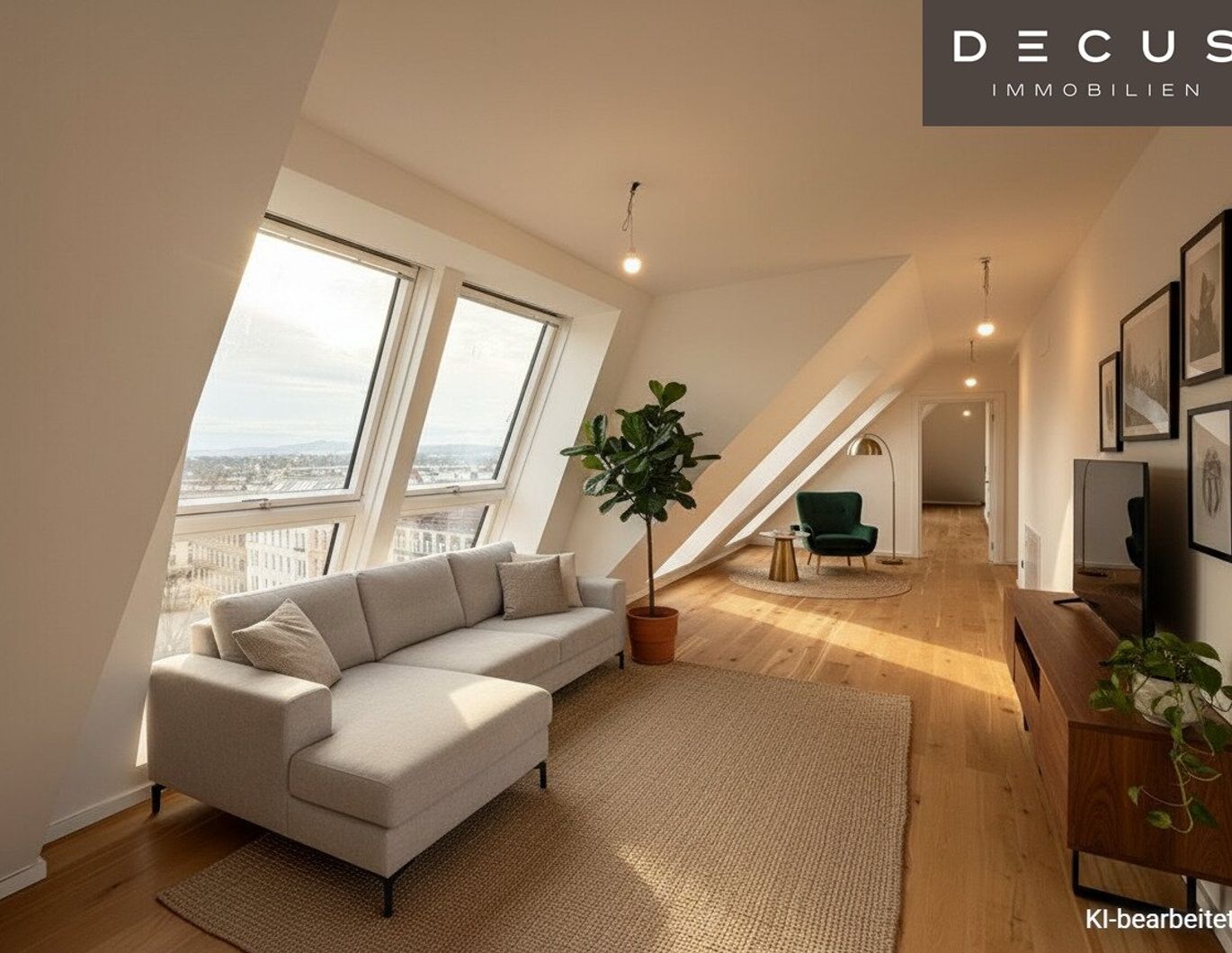 Elegante Maisonette-Dachgeschosswohnung mit großer Terrasse - über den Dächern Penzings