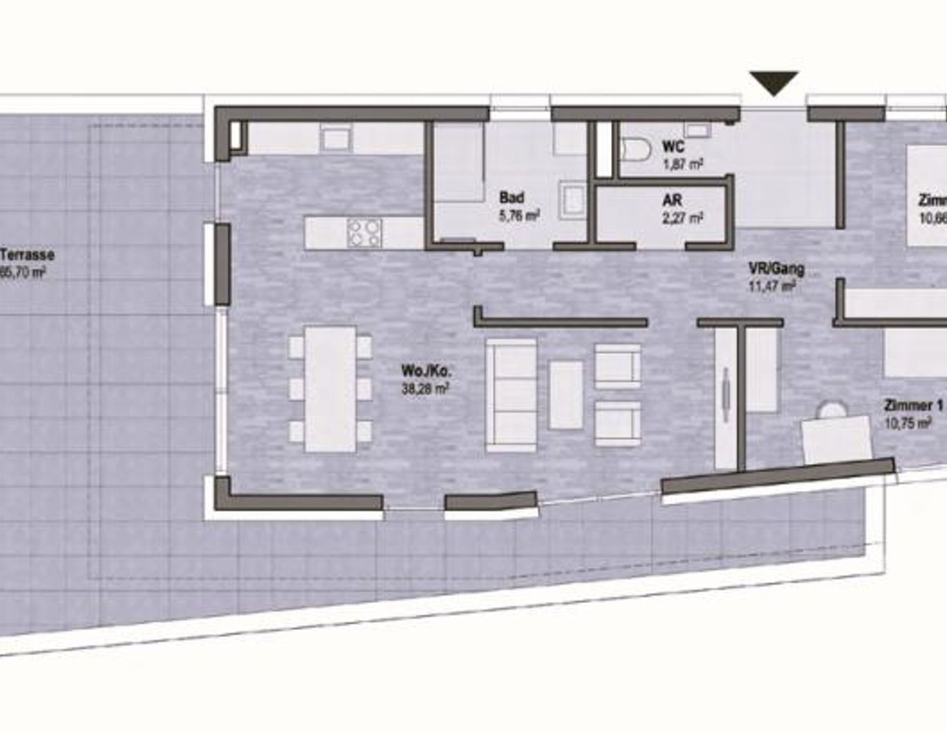 Graz Geidorf Neubauprojekt: Exklusive Eigentumswohnung (81m²) mit Terrasse in bester Lage! Provisionsfrei