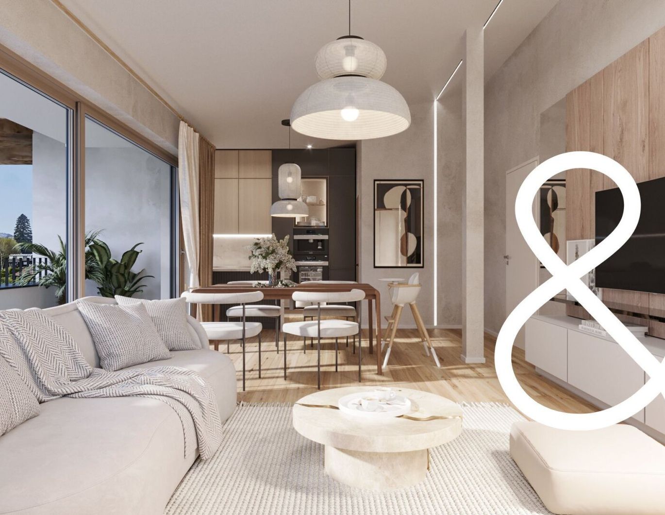 3-ZIMMER DACHGESCHOSSWOHNUNG MIT BLICK IN DIE BAUMKRONEN