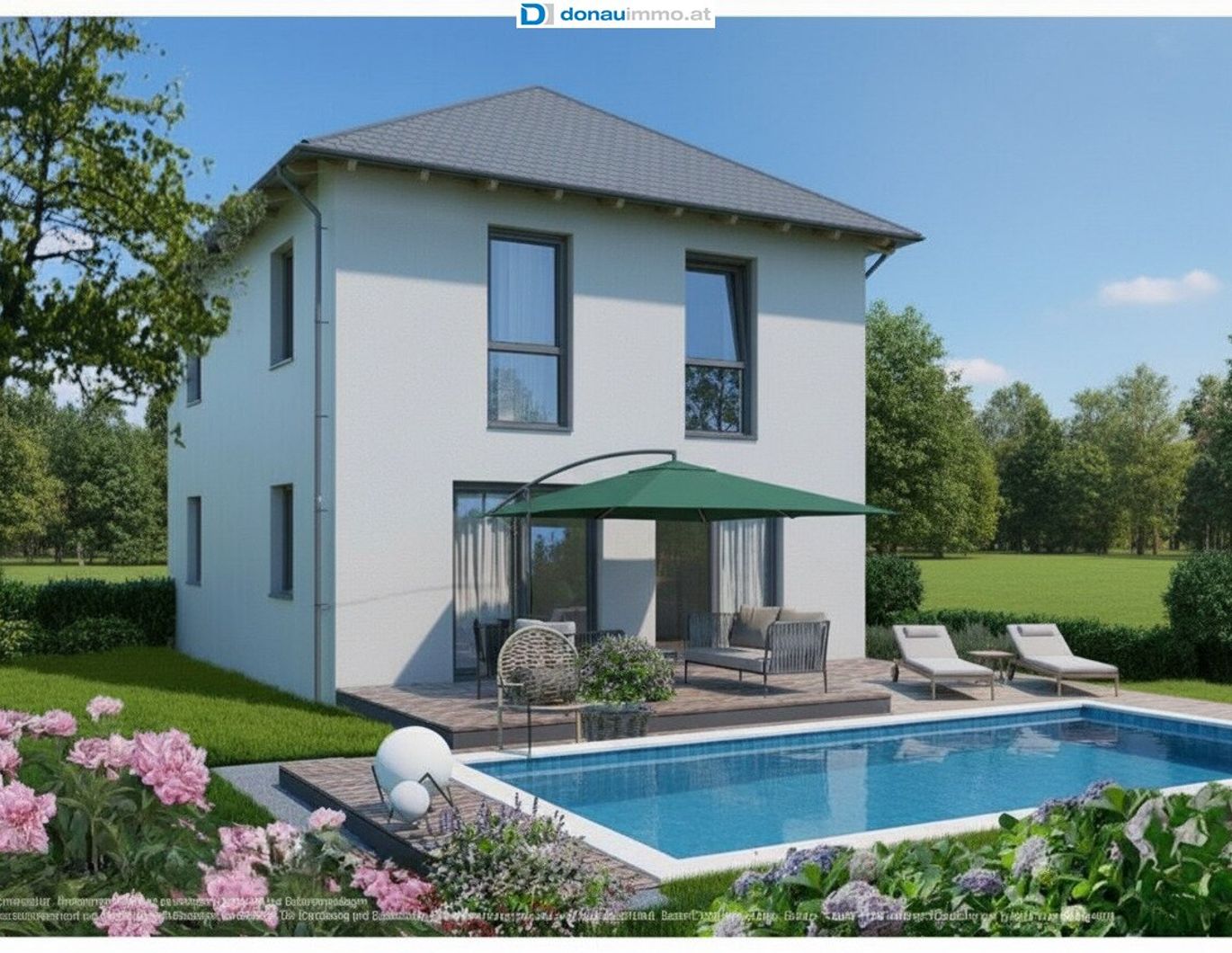 Elegante Stadtvilla in Massivbauweise - wenige Minuten von Tulln | provisionsfrei