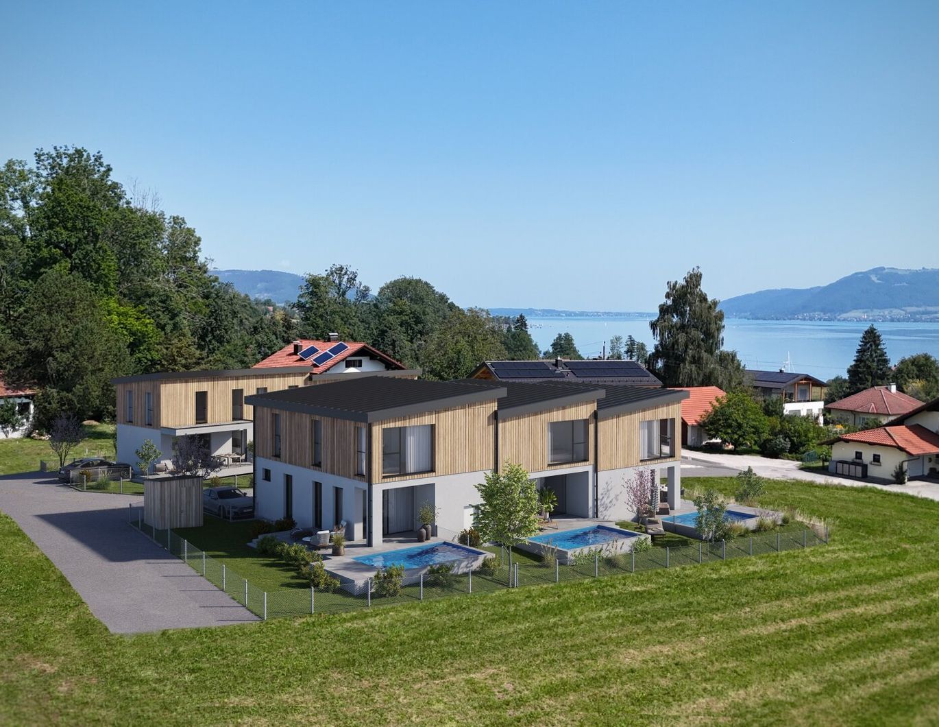 Nußdorf5 - Endlich Zuhause! - stilvolles Reihenhaus am Attersee