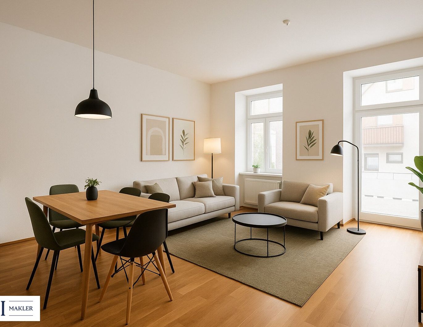 Kleine 2-Zimmer-Oase mit eigenem Garten und direkter U-Bahn-Anbindung in Top-Lage des 3. Bezirks
