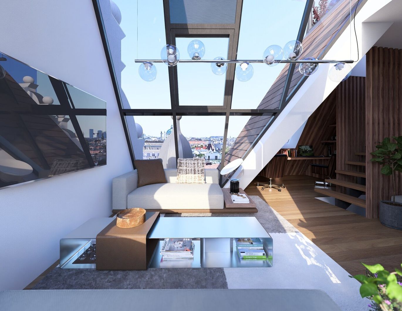 Einmalige Dachgeschosswohnung am Naschmarkt - Mit Vision veredelbar zum 215 m² PENTHOUSE-Juwel mit einmaligen 360°-Blick über Wien