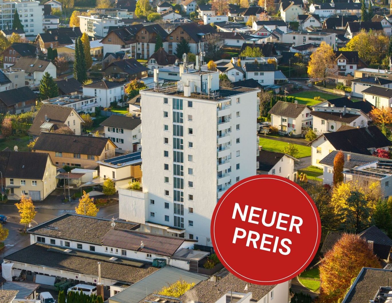 Neuer Preis: Großzügige 2,5-Zimmer-Wohnung in toller Lage von Lustenau!