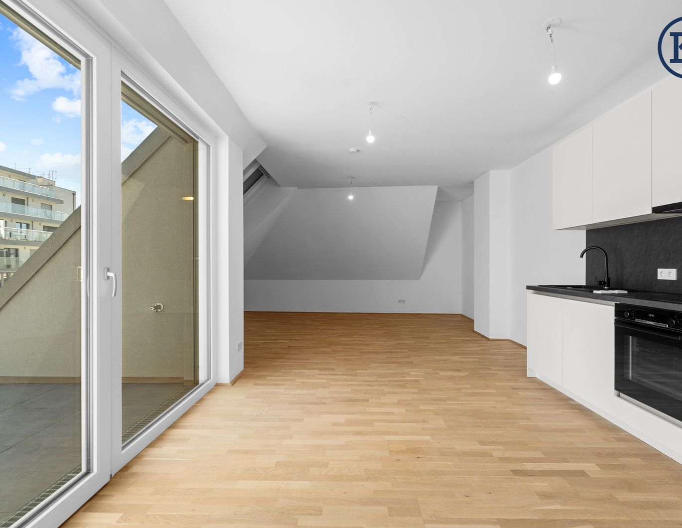 2-Zimmer-Erstbezug in Kagran - Top Lage & ca 26 m² Sonnenterrasse mit modernem Komfort!