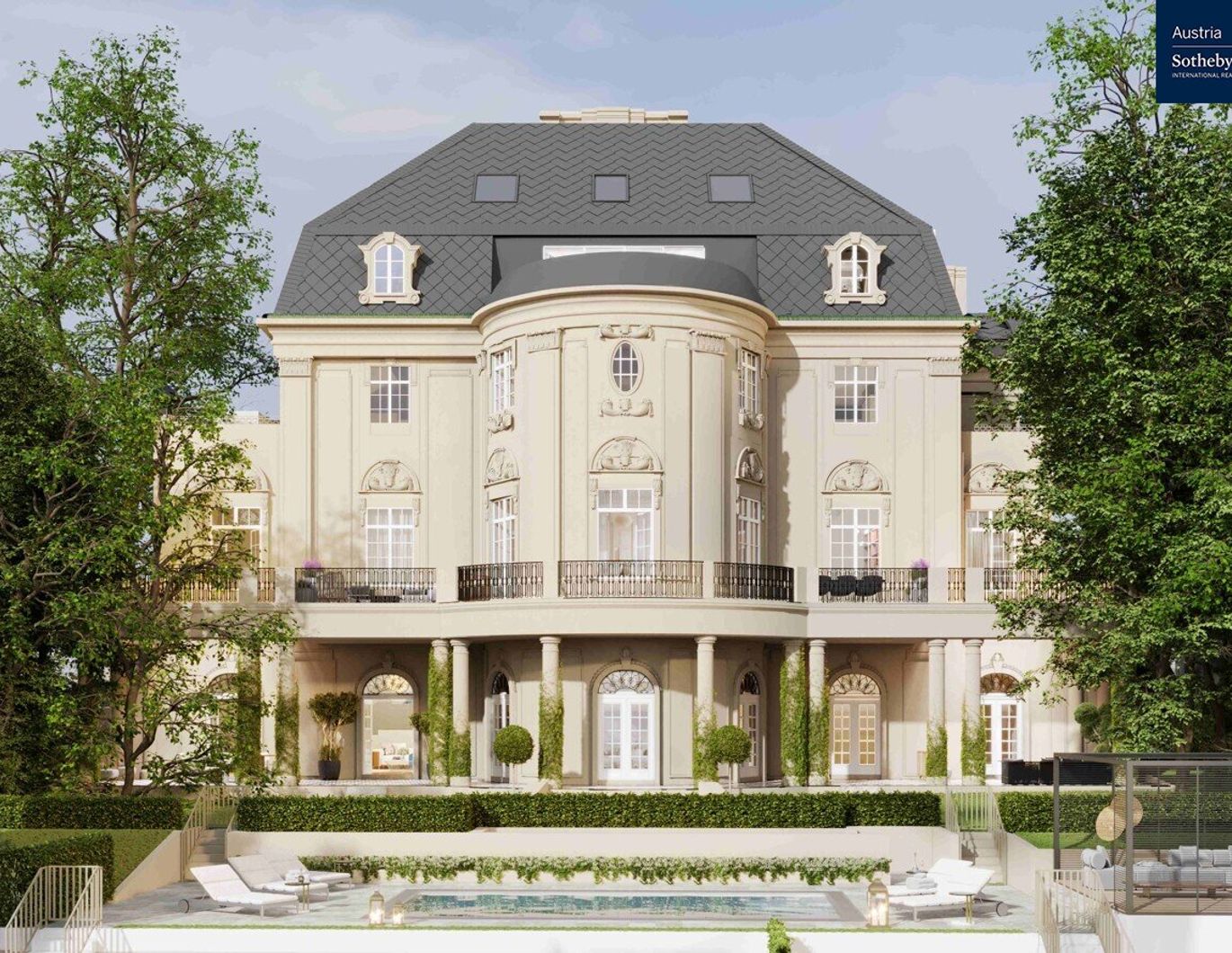 Palais Pick: Penthouse de Luxe in architektonischer Villenschönheit inkl. Pool - Ein Wohnjuwel der Extraklasse