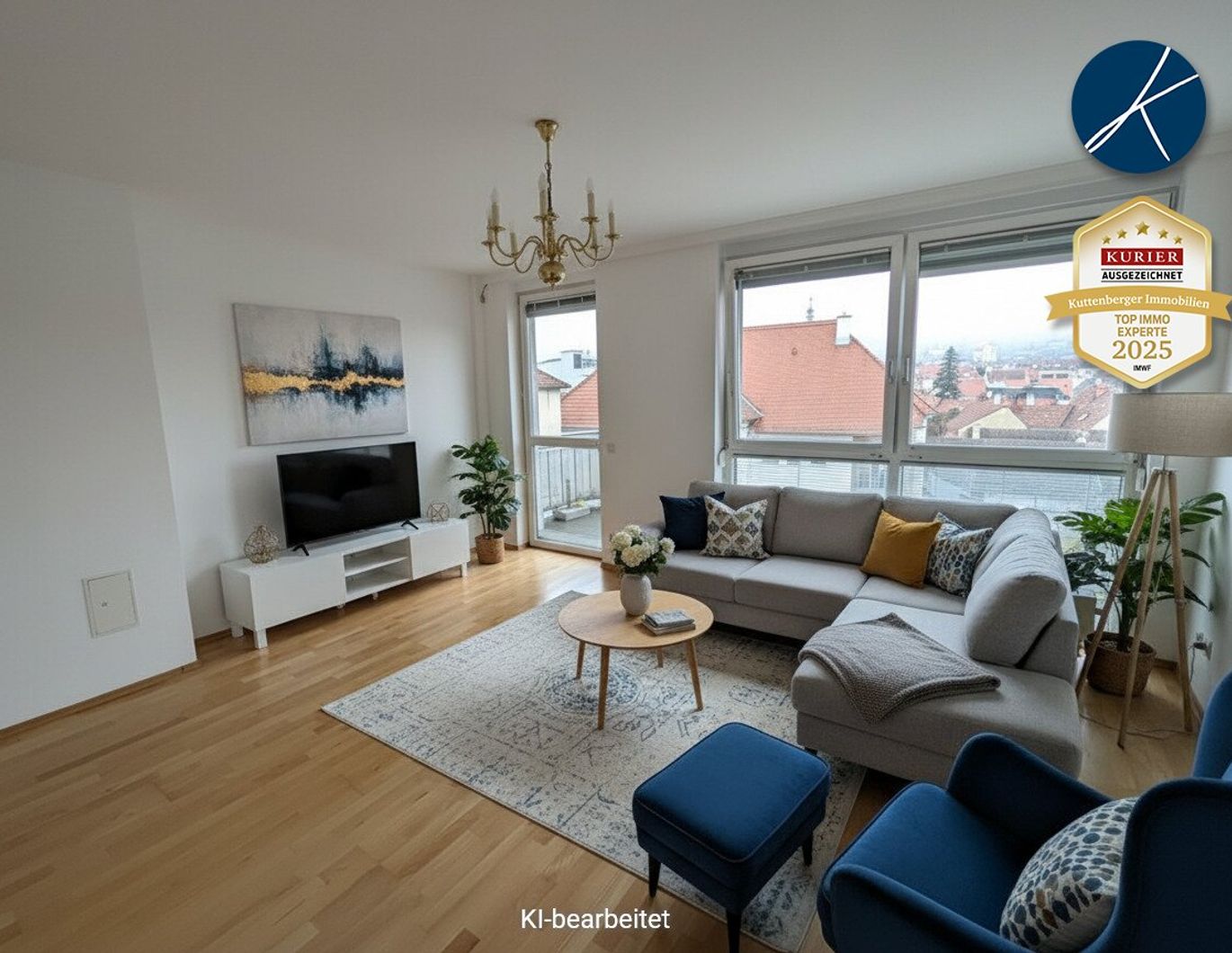 Zentrale Mietwohnung mit Balkon, Garagenstellplatz und Altstadtblick