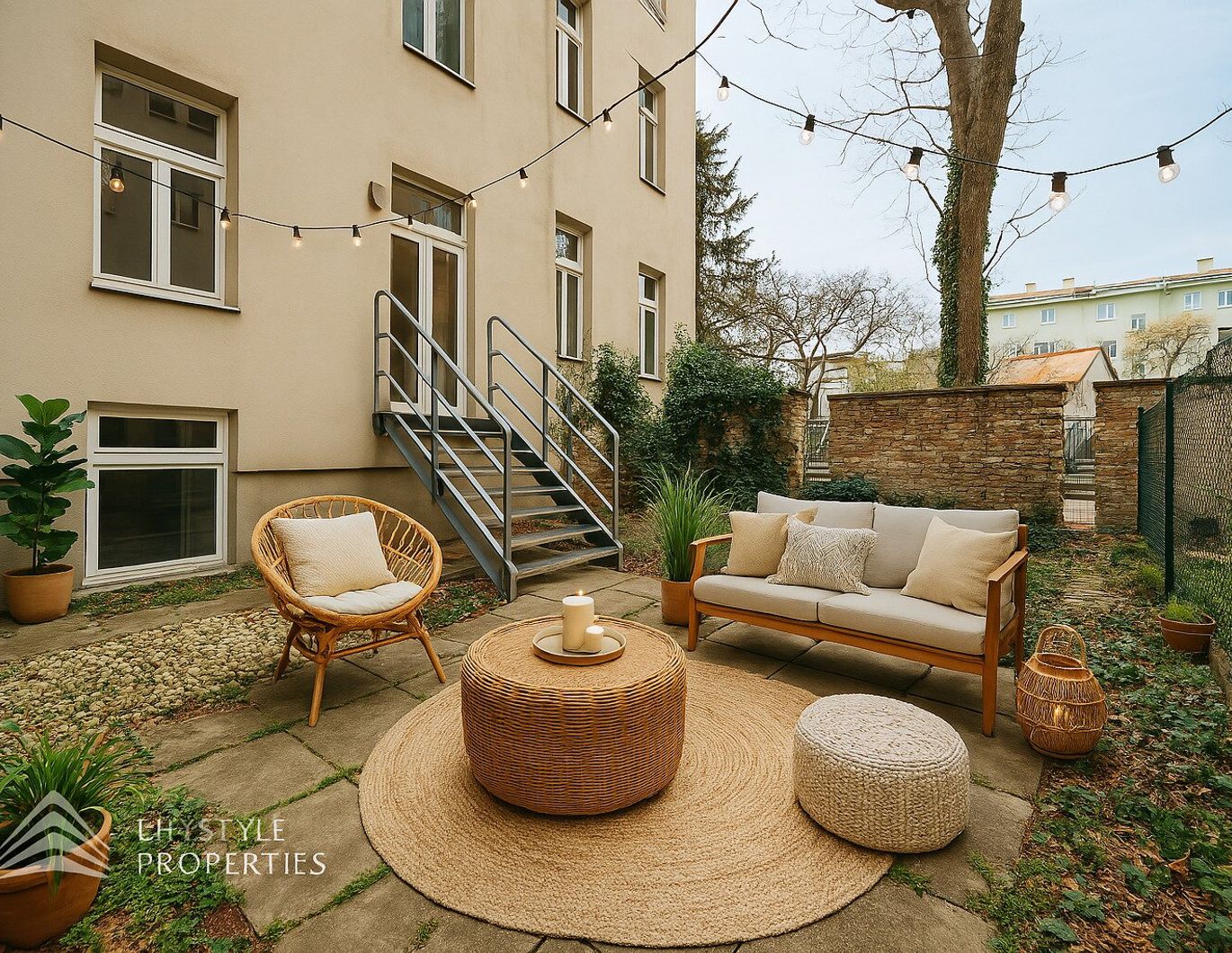 Helle 2-Zimmer Gartenwohnung mit bester Anbindung zum Stephansplatz